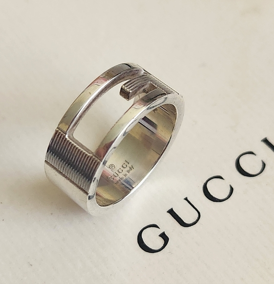 Gucci 925 Sterling Silver Ring - Picture 6 of 8